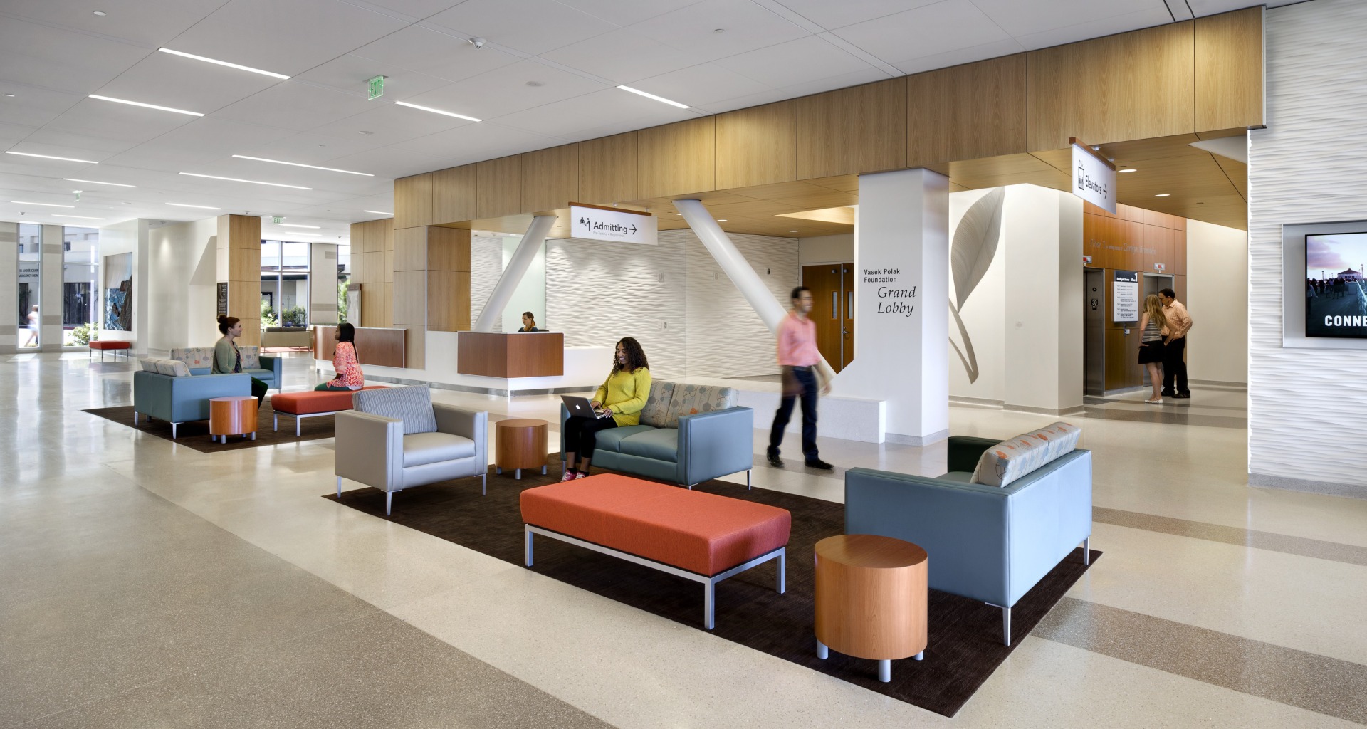 Healthcare design solutions and architectural styles for healthcare atTorrance Medical Center.