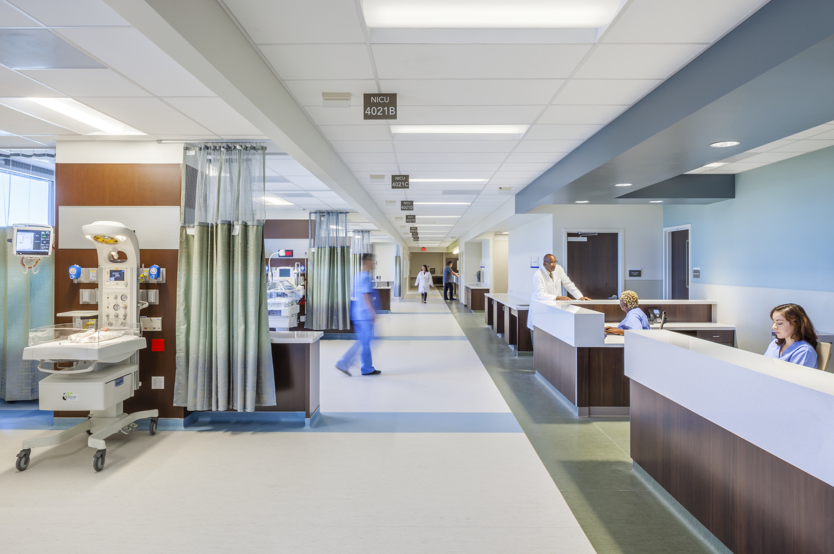 Hospital interior design trends at Henderson Hospital in the NICU reduces active and latent failures