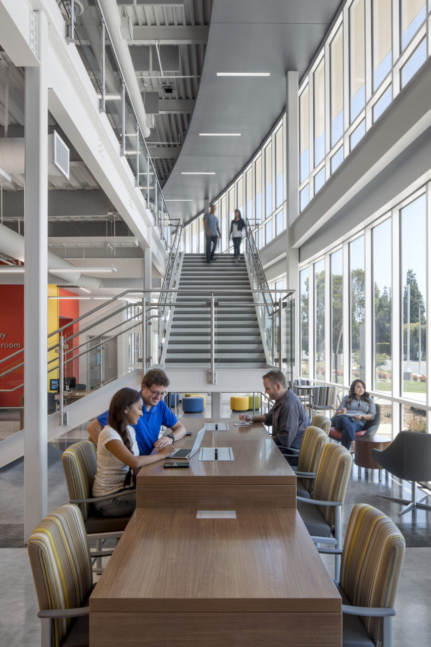 The benefits of natural light in office space extend to productivity levels.