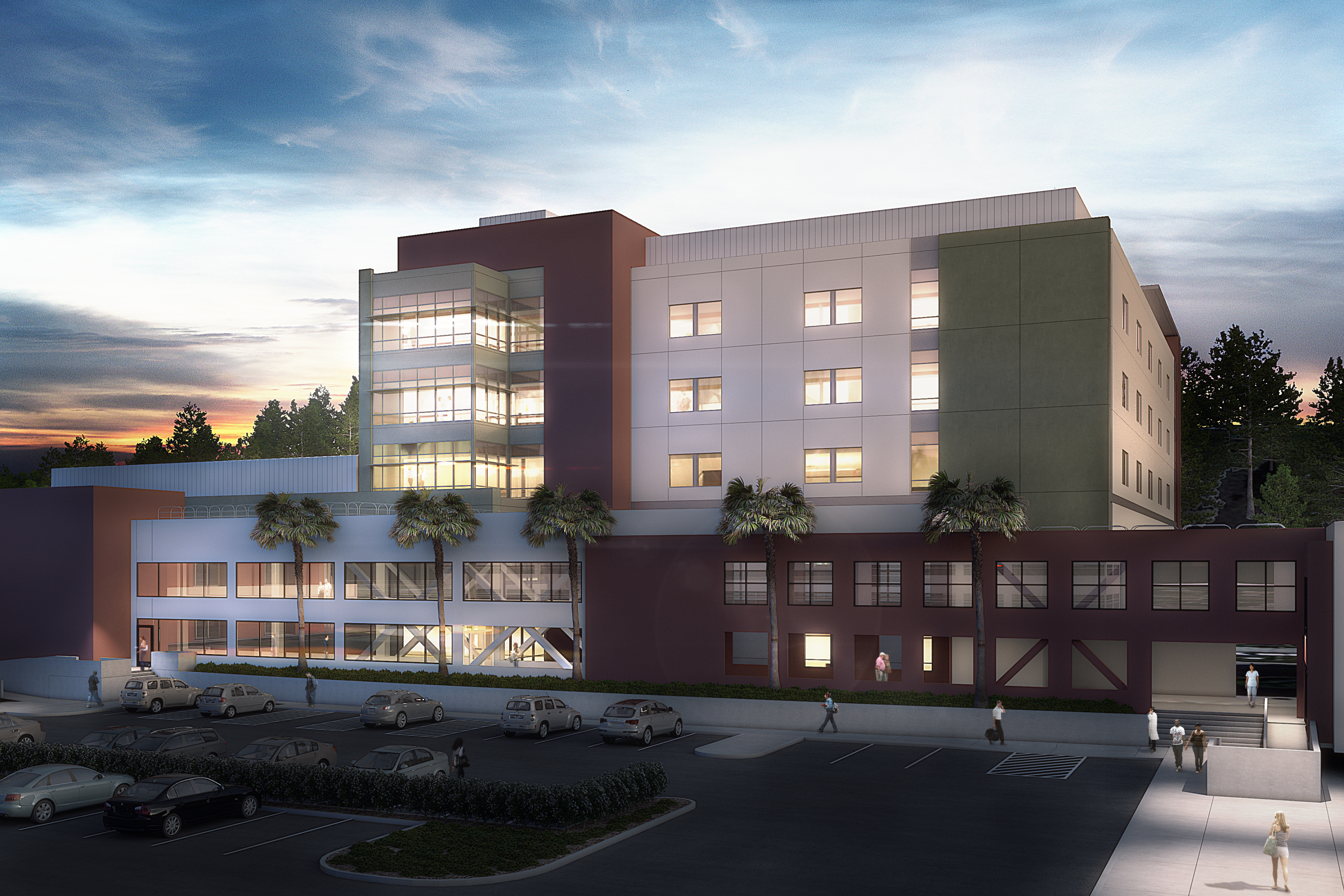 For the Henry Mayo Newhall Hospital Patient Tower project, the design-build architecture approach was used.