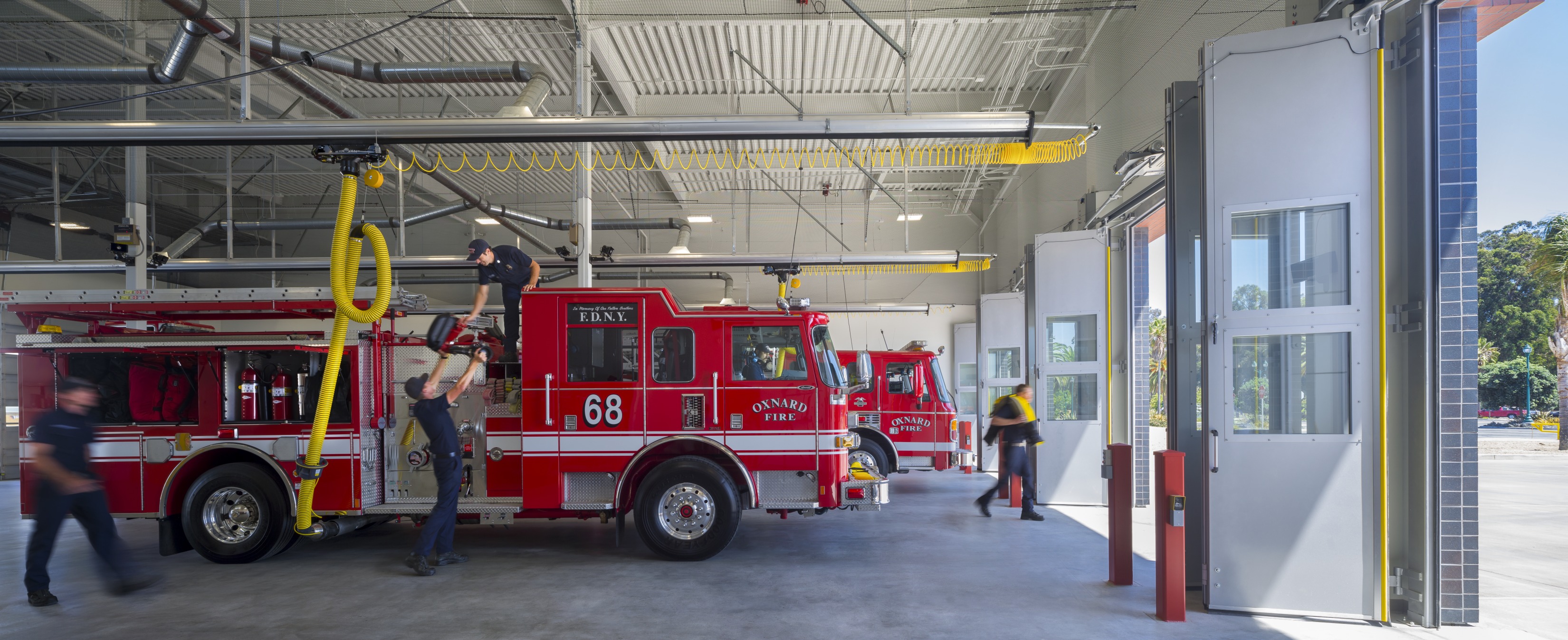 Architectural design consultants modernized Oxnard Fire Station No. 8.