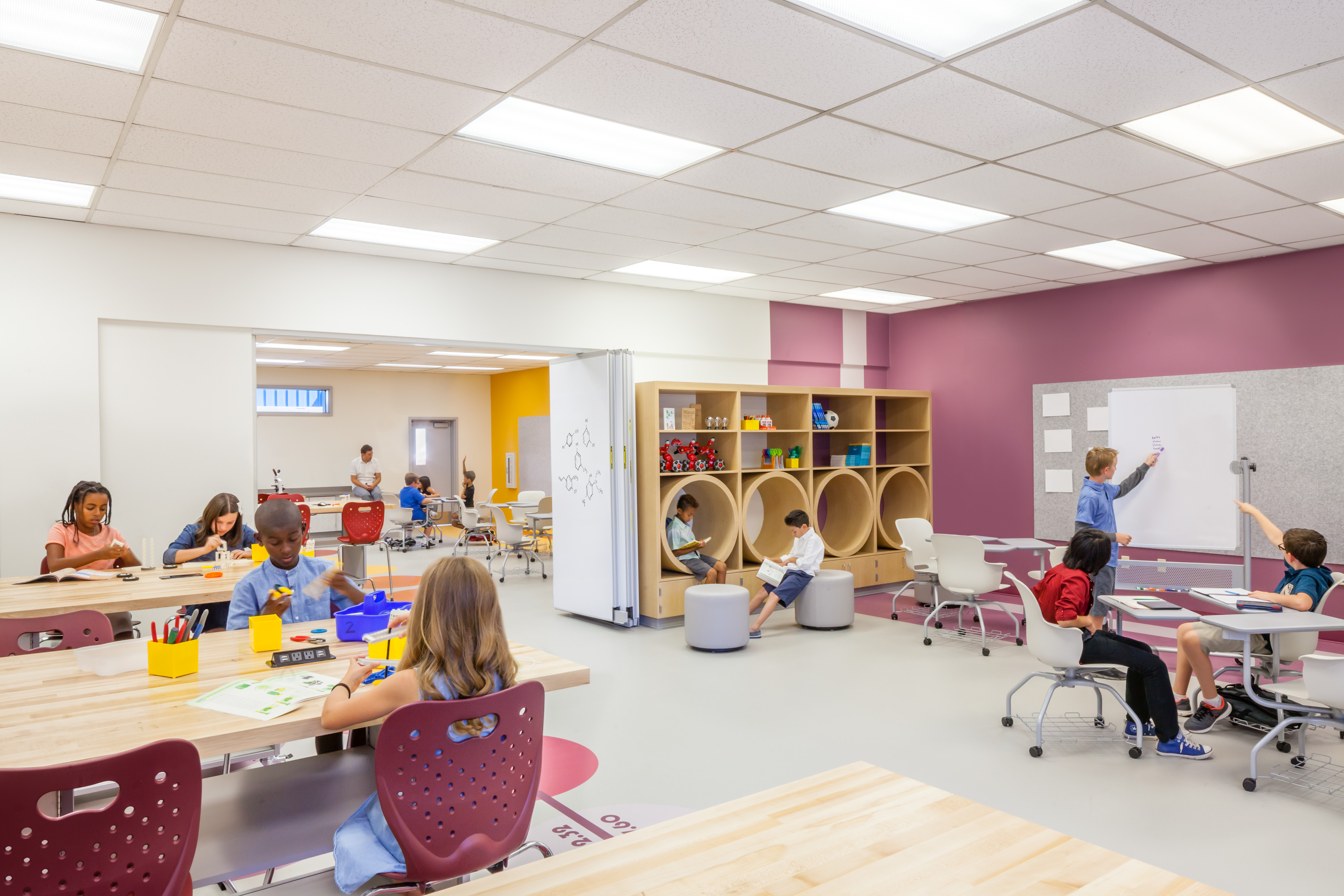 Washington Elementary School Redesign Interiors Pre K 12 HMC 