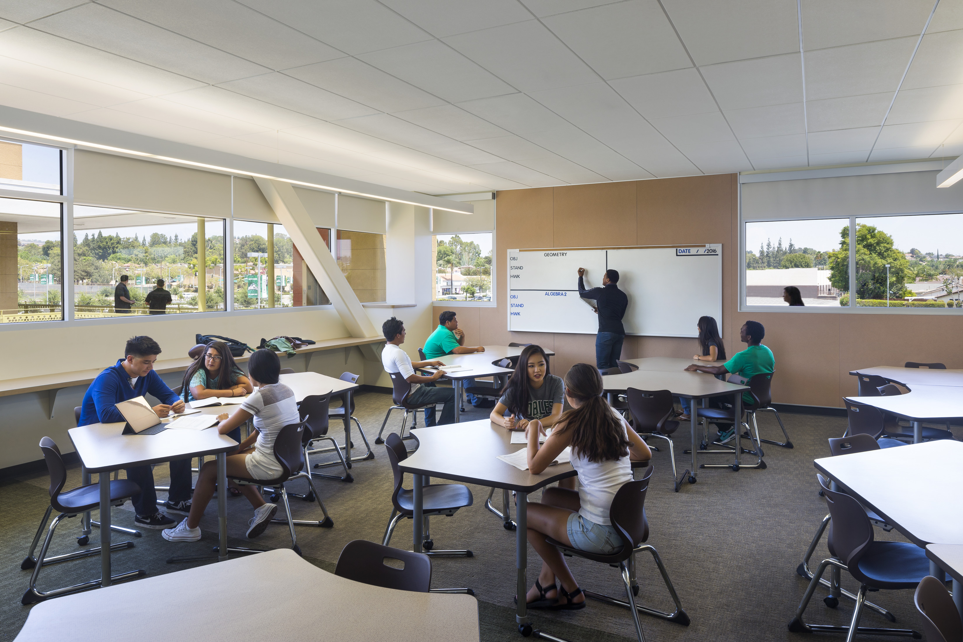 Schools rely on creative concepts of interior design to better the student experience.